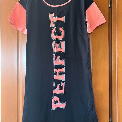 Makó dress Vienetta Secret like new, black and pink, size L