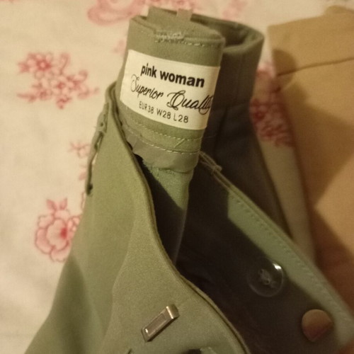 Pink Woman chinos new, size M 38 10, set of three