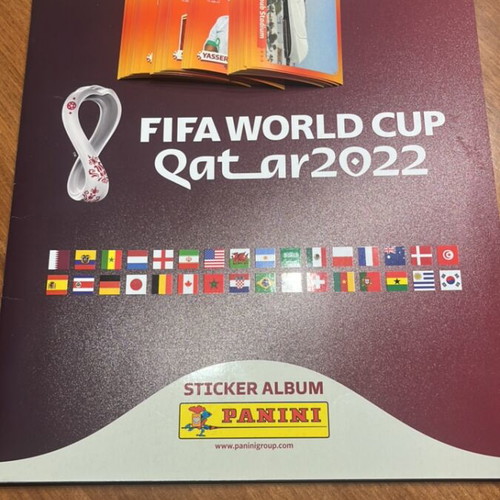 Panini FIFA World Cup 2022 album with 50 stickers new