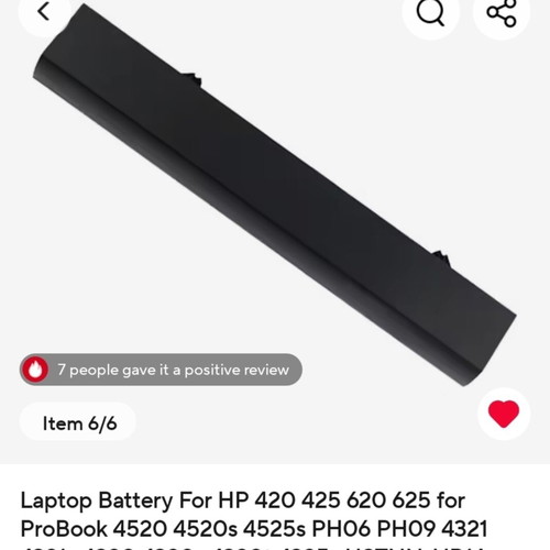 Laptop battery for Hp PH06/PH09 new sealed package