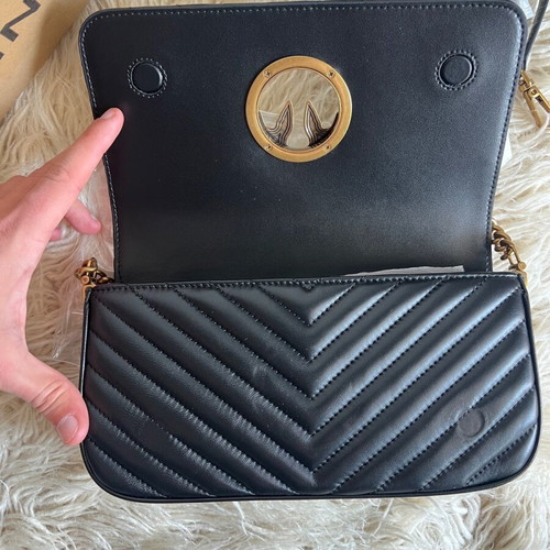 Pinko Shoulder Bag New Black