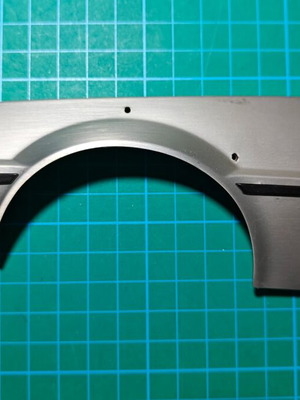 DeAgostini right-side front panel used for 1:8 DeLorean model