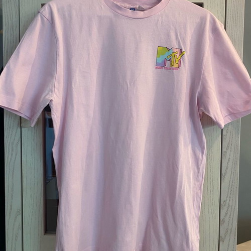 H&M Men's Short-Sleeve T-Shirt Like New, Pink, Size L