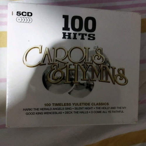 CD boxset 100 Hits Carols & Hymns sealed with 5 CDs