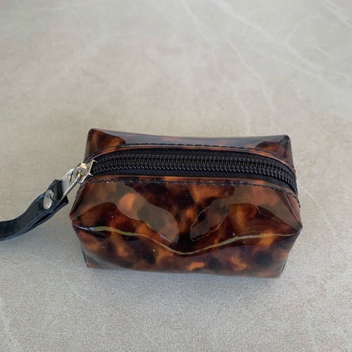 Coin wallet-keyring VERO Leopard waterproof synthetic like new