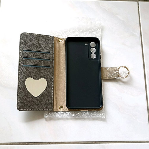 Samsung S21FE phone case new with wallet in earth tones