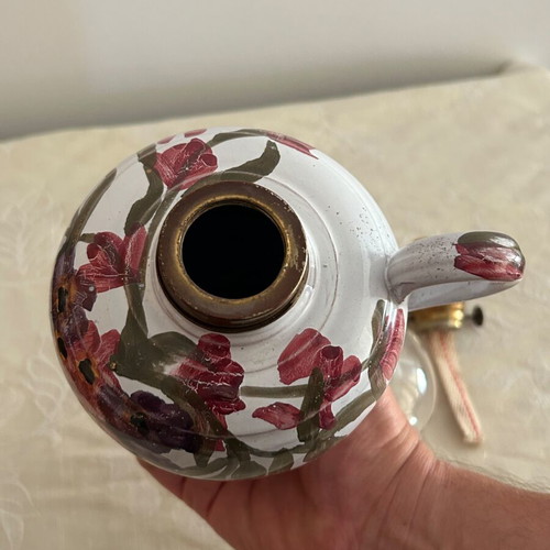 Vintage ceramic oil lamp like new
