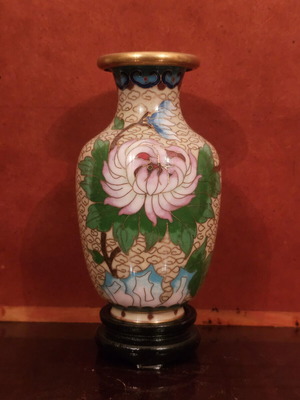 Decorative vase like new, dimensions 7x15cm