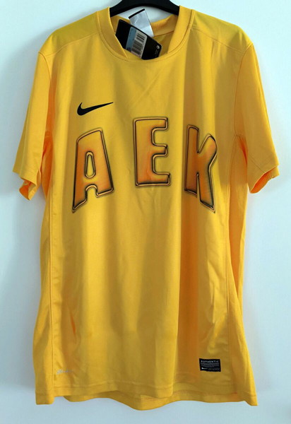 Aek ΑΕΚ Nike Medium authentic soccer football jersey soccer Αγία Σοφία νέα φιλαδέλφεια δικέφαλος