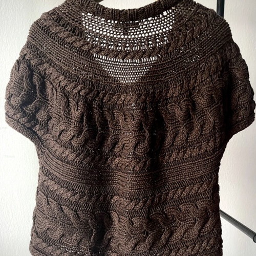 Massimo Dutti summer cardigan like new, brown, size S