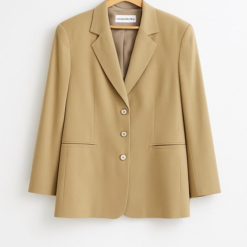 Classic women's beige Celestino jacket used, size GB16