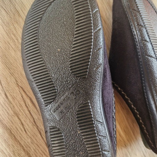 Sunshine women's anatomical slippers size 36 like new, black