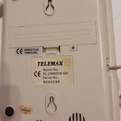 Telemax telephone old used, functional