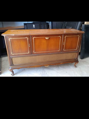 Grundig SO191 B wooden antique radio used