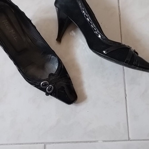 New Matic women's pumps size 37 used, black leather and suede