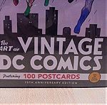  DC Comics επετειακή συλλογή 100 καρτ ποστάλ για τα 75 χρόνια της DC