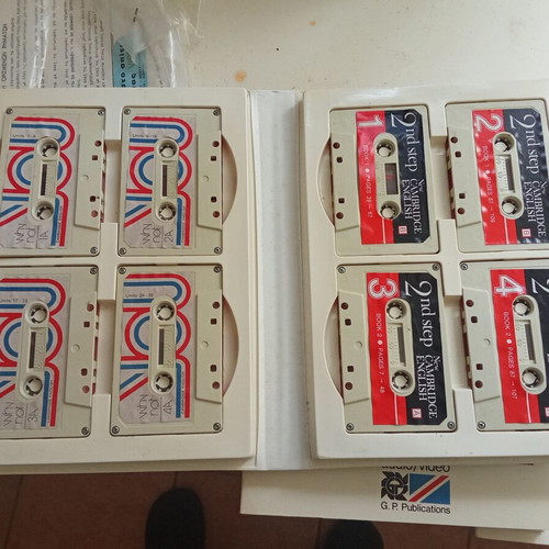 English Language Learning Set new with books and cassettes