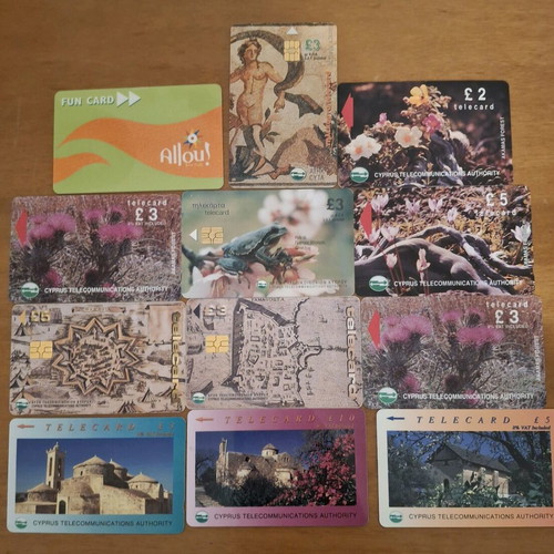 Phone cards used, pack of 112 from 20 countries with and without chip