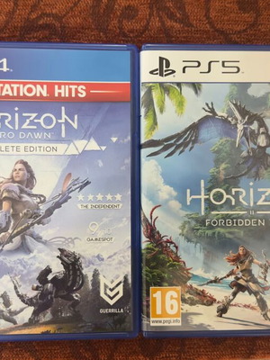 Horizon Bundle като нов с Zero Dawn Complete Edition за PS4 и Forbidden West за PS5