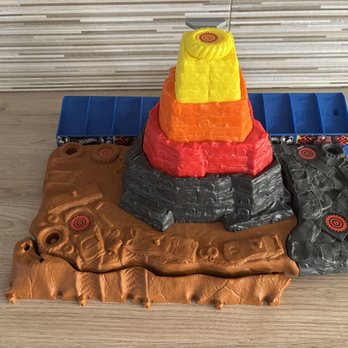 Hot Wheels Monster Trucks Arena Smashers Bone Shaker Ultimate Crush Yard