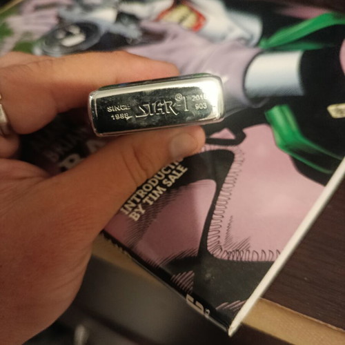 Vintage Joker Lighter Case used, collectible memorabilia