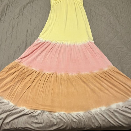 Long women's dress Sky multicolor like new, size M