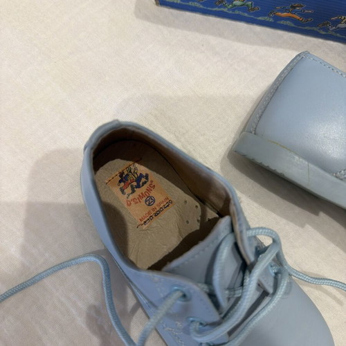 Lace leather shoes for boys size 23 new with tag and box