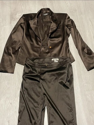 Γυναικείο κουστούμι Bianco σαν καινούργιο, μαύρο και καφέ, μέγεθος M