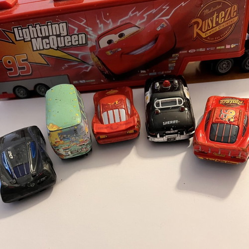 Disney Pixar Cars diecast 1:55 set of 5 Mattel used