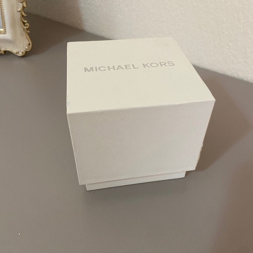 Michael Kors MK5353 Silver Watch with Zirconia Chronograph and Date
