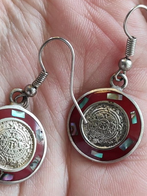 Art deco Mexican earrings