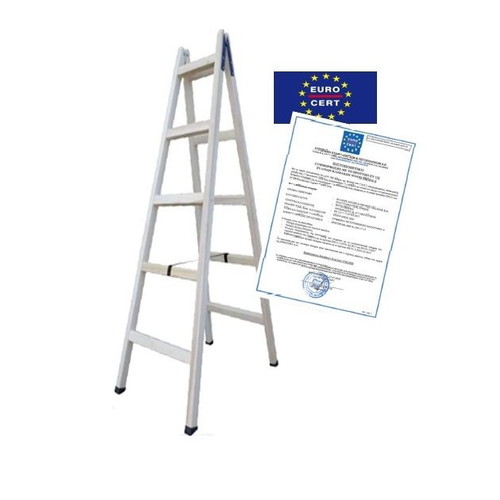 Wooden ladder new 1.95m with 12 steps
