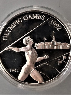 Νόμισμα Samoa 10 tala 1991 μεταχειρισμένο, ασημένιο proof με πιστοποιητικό