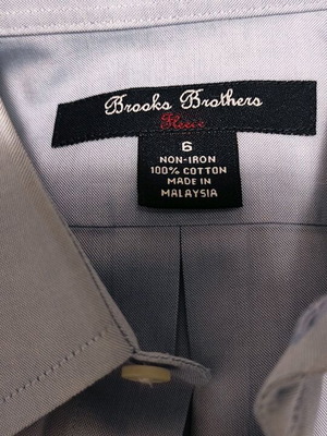 Brooks Brothers Boys' Dress Shirt like new, blue, age 6