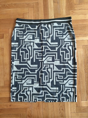 Richard Allan x H&M Jacquard Knitted Stretch Midi Skirt XL new