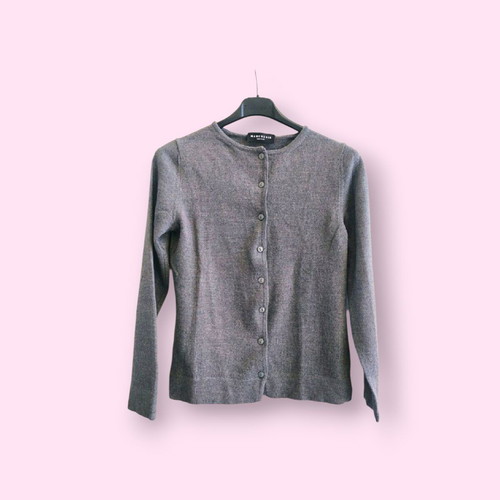 Woolen cardigan gray like new, size XS-S