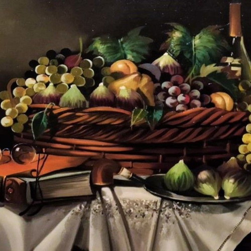 Iason (Fruits) painting on canvas with frame new