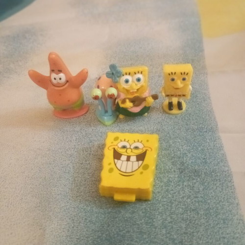Kinder SpongeBob figures set used