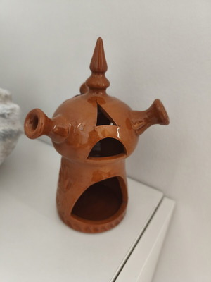 Sifnos Ceramic Handmade Vessel like new