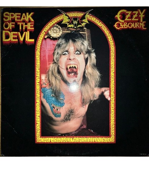  OZZY OSBOURNE SPEAK OF THE DEVIL LP VINYL