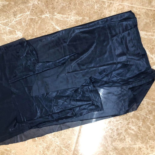 Elastic lining fabric used, dark blue, 102x128 cm