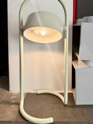 IKEA bedside lamp, pastel mint color