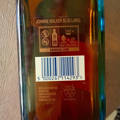 Johnnie Walker Blue Label 1ltr new