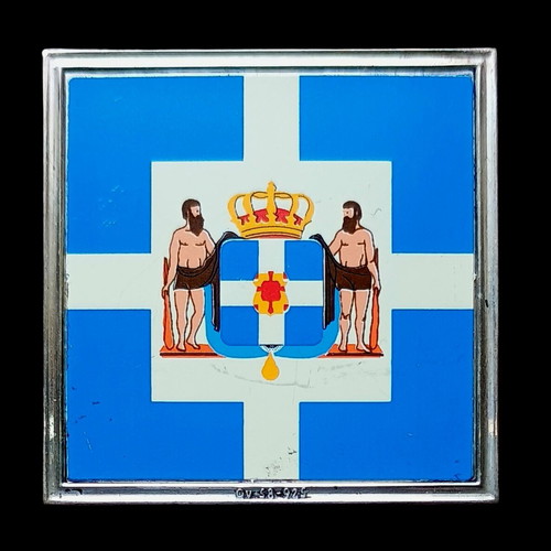 Silver rod 925 like new with flag of King George I period 1864–1913