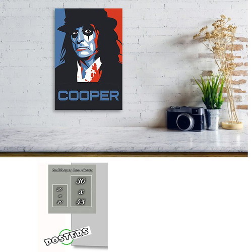 Alice Cooper poster new, International Music Scene 20x30 cm