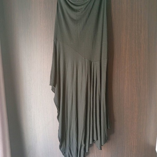 Women's black strapless dress like new, size XL