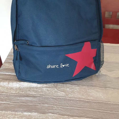 Share Love Arkoudaki collectible backpack new, blue