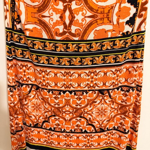 Hale Bob Women's Maxi Strapless Dress M, like new, multicolor