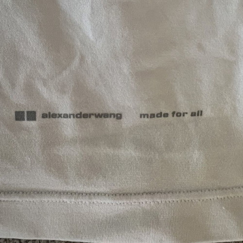 Alexander Wang Ribbed Tank Top, white, size M
