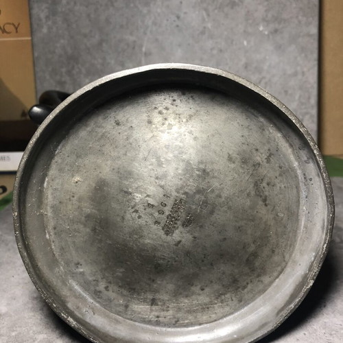 Thomas Perkin Sheffield pewter teapot 19th century